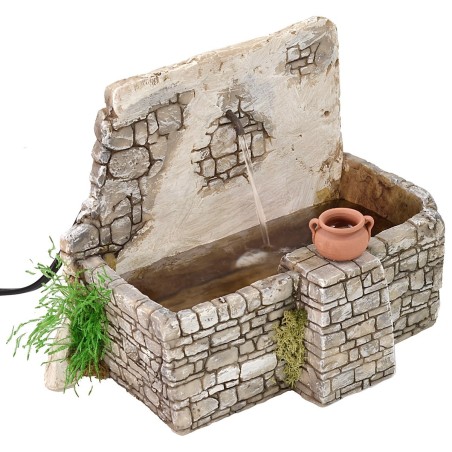 Fontana funzionante per presepe cm 20x16,5x16 h Mondo Presepi