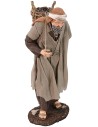 Oriental con cesta a la espalda 30 cm Mundo Pesebres