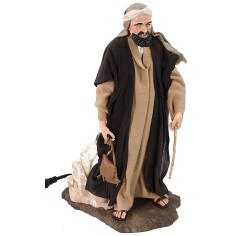 Pastor oriental con doble movimiento 30 cm Mundo Pesebres 2