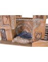 Palacio con puente y estanque de 39x25x35 cm h