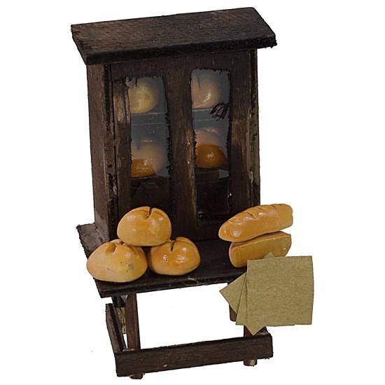 Credenza in legno con pane cm 6x6x10