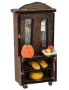 Wooden sideboard with food cm 5,5x3x11,5 h