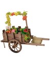 Cart with fruit and vegetables cm 9,2x3,8x4,4 h
