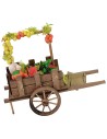 Cart with fruit and vegetables cm 9,2x3,8x4,4 h