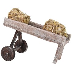 Mount hay cm 10,5x6,3x8 h for Nativity scene 2
