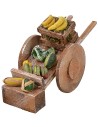 Cart with fruit and vegetables for Nativity scene cm 5,5x13,5x5,5 h