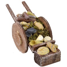 Carro del charcutero para Belén cm 5,5x13,5x5,5 h Mundo