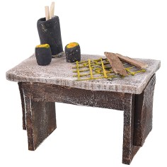 Tavolo apicultore cm 7x4x7,3 h Mondo Presepi 2
