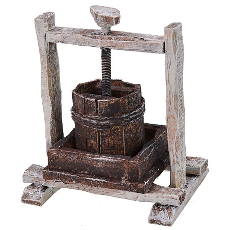 Prensa de madera de 7x5x8 cm h Mondo Presepi