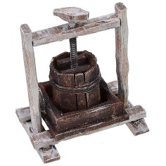 Torchio in legno cm 7x5x8 h Mondo Presepi