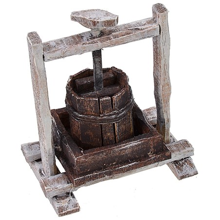 Prensa de madera de 7x5x8 cm h Mondo Presepi