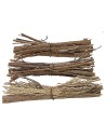 Set of 3 wooden bundles 10 cm