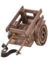 Wooden cart with bridles 10,5x7,5x5,5 h