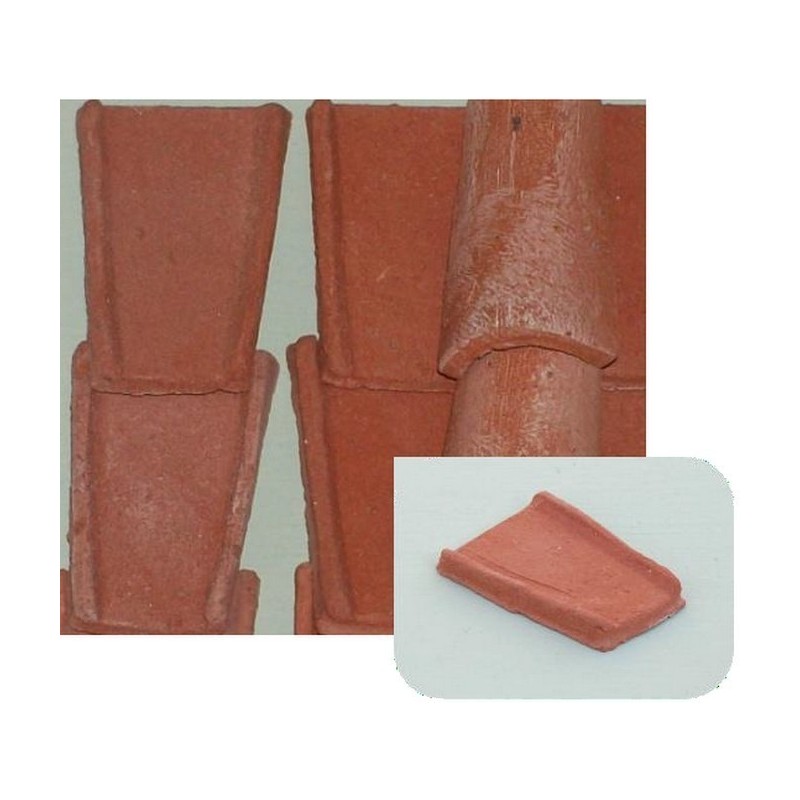 Roman terracotta tiles 17x27 mm available in: