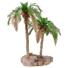 Palma doble bicolor cm 25-19 h Mundo Pesebres