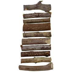 Set 10 tronchi in legna cm 10 Mondo Presepi