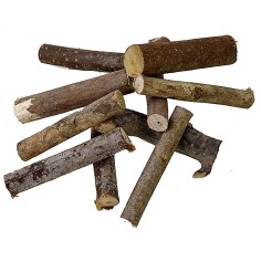 10 troncos de madera de 10 cm Mundo Pesebre 2