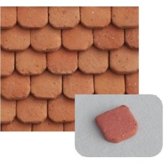 Terracotta shingles 10x10 mm available in: