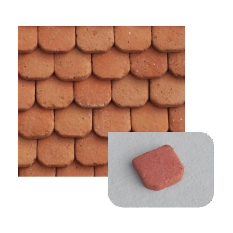 Terracotta shingles 10x10 mm available in: