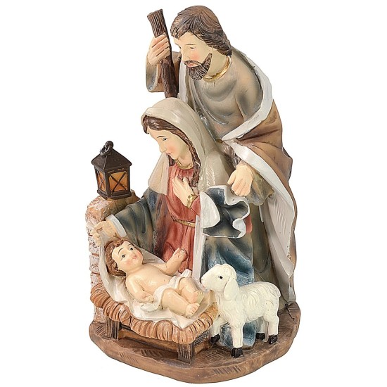 Natividad en resina de 15 cm para Belén Mundo Pesebres
