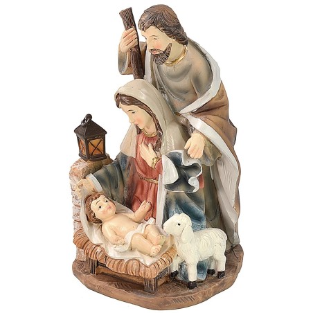 Natividad en resina de 15 cm para Belén Mundo Pesebres