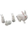 Oliver rabbit family for statues 10 cm