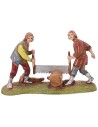 Set 4 gruppi al lavoro cm 6 Napoletani Mondo Presepi