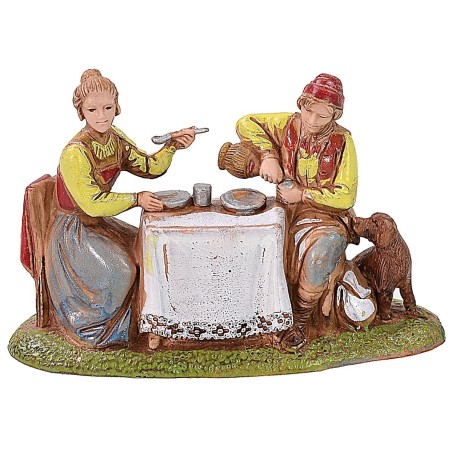 Set 4 gruppi al lavoro cm 6 Napoletani