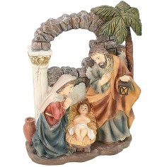 Natività in resina 15 cm Presepe Mondo Presepi