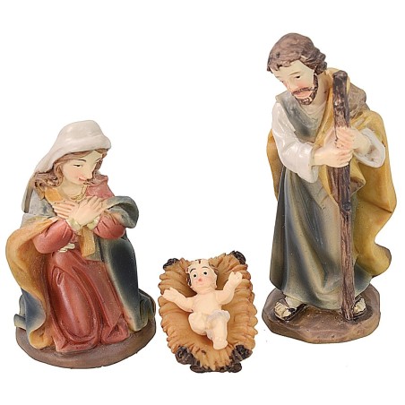 Set Natività 11 soggetti cm 7 per Presepe Mondo Presepi