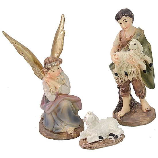 Nativity set 11 subjects cm 7 for Nativity scene