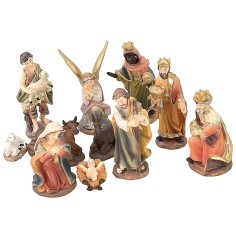 Conjunto de Natividad 11 figuras de 7 cm para Belén