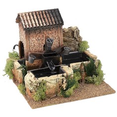 Noria in movimento per presepe cm 22x20x18,5 h Mondo Presepi