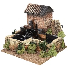 Noria in movimento per presepe cm 22x20x18,5 h Mondo Presepi 2