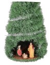 Árbol de Navidad de 60 cm completo con Natividad de 12 cm