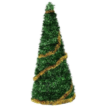 Albero di Natale cm 50 completo di Natività cm 8 con addobbi oro