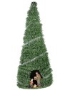 Árbol de Navidad de 84 cm completo con Natividad de 15 cm