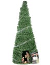 Christmas tree 84 cm complete with Nativity 15 cm illuminated