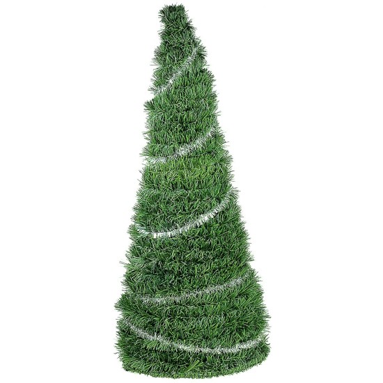 Christmas tree 84 cm complete with Nativity 15 cm illuminated