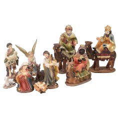 Set Natividad 11 figuras 7 cm para Belén Mundo Pesebres 2