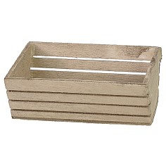 Culla in legno cm 5x3,5x2 h Mondo Presepi