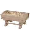 Wooden cradle with straw cm 5x3,5x2 h