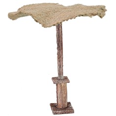 Ombrellone in juta cm 11x11x12 h per Presepe Mondo Presepi 2