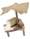 Market stall with flour cm 11x10,5x12 h for Nativity scene