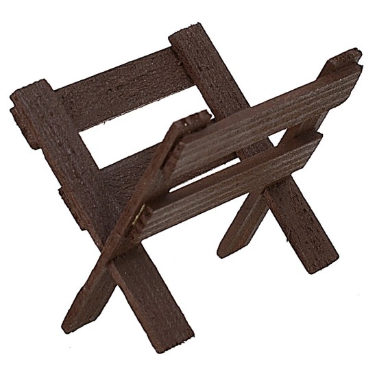 Wooden manger cm 5x3,5x4 h.