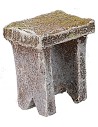 Wooden stool 2.5x2x3 cm h