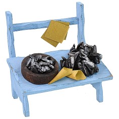 Bench with mussels cm 9x6,5x9 h