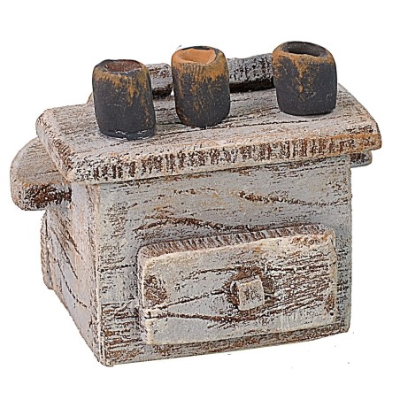 Mobiletto in legno per lustrascarpe cm 5,5x4,5x4,5 h Mondo