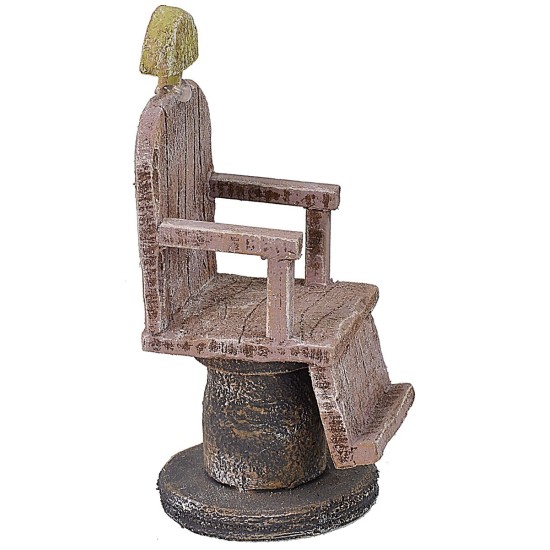 Silla de madera cm 4x4,5x9,5 h Mundo Pesebres