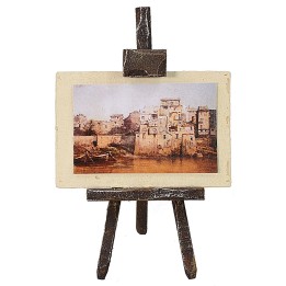 Picture with pedestal cm 6x4,5x9 h